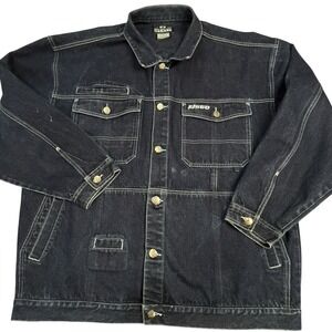 Fat Joe 560 Trucker Jacket Denim Mens  3XL Cotton Blue